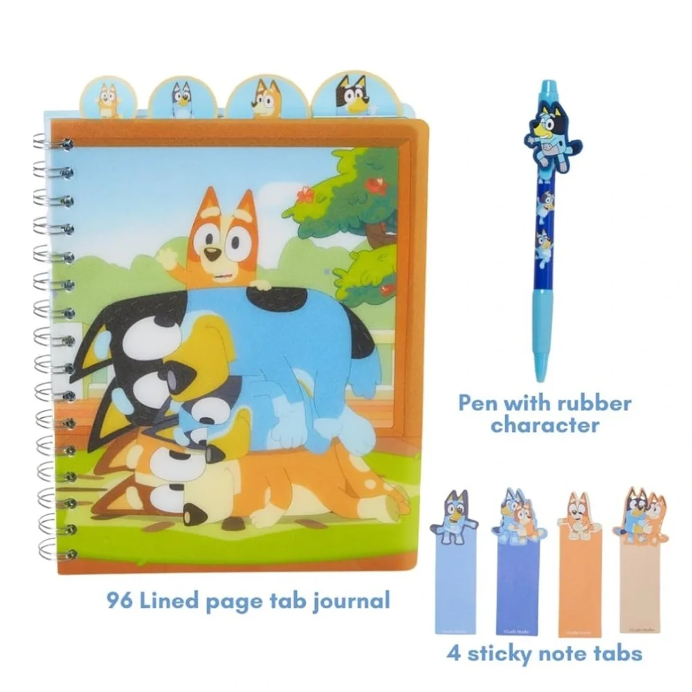 New! Bluey Tab Journal Stationary Set - Picture 2 of 16